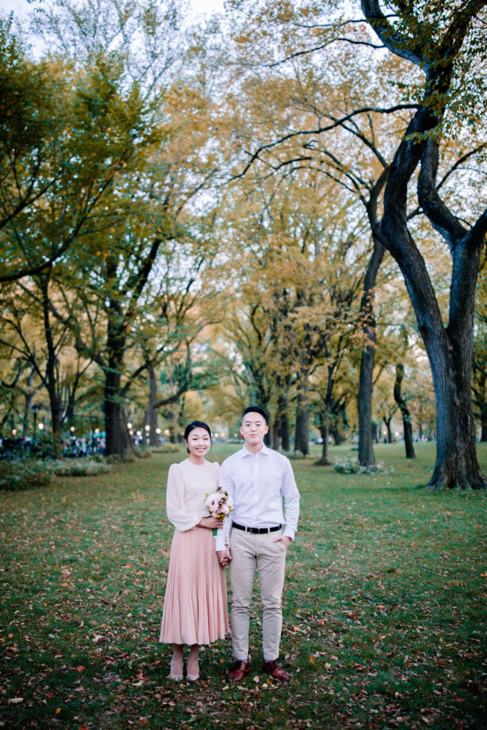 Engagement Session at The Mall at Central Park
