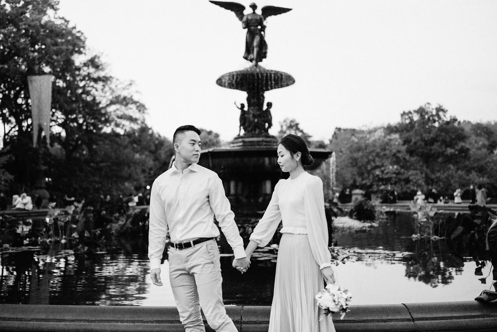Couple at Bethesda Fountain