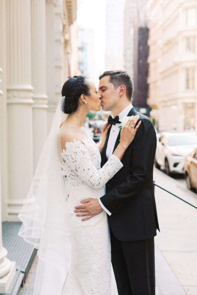 Simple and classic wedding portraits