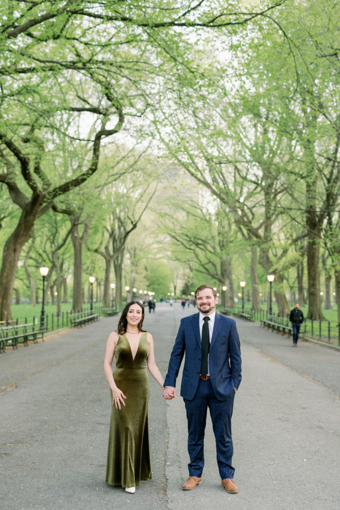 The Mall Central Park Engagement Photos