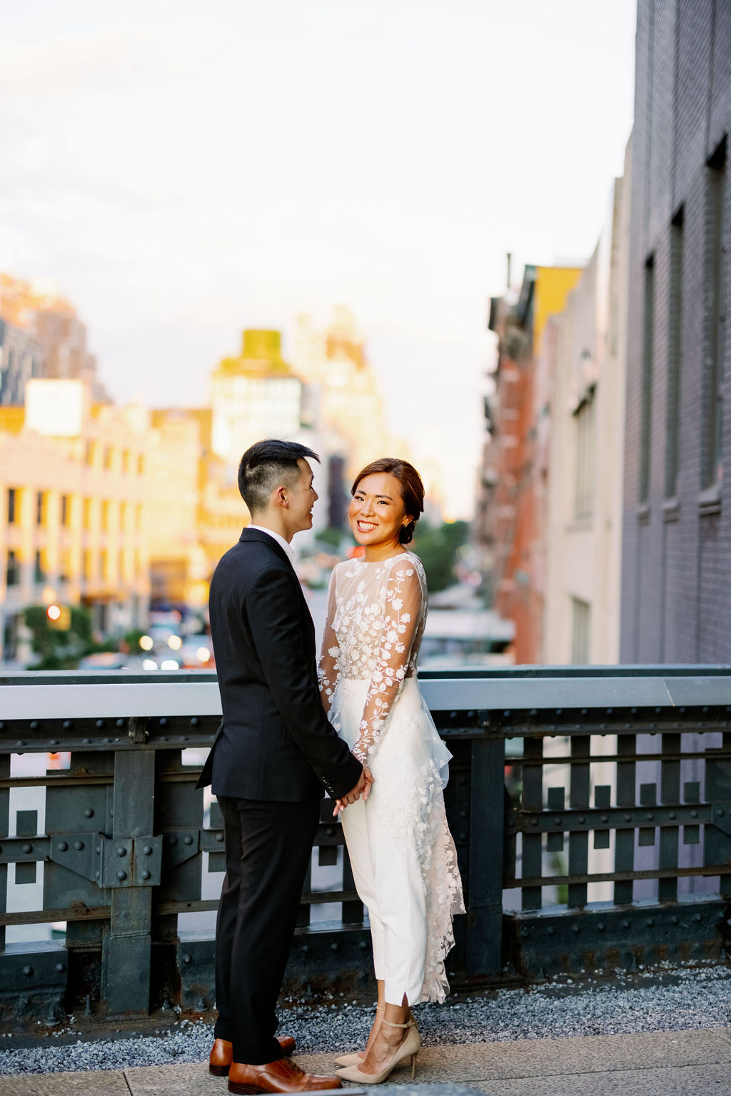 Couple at the Highline in New York