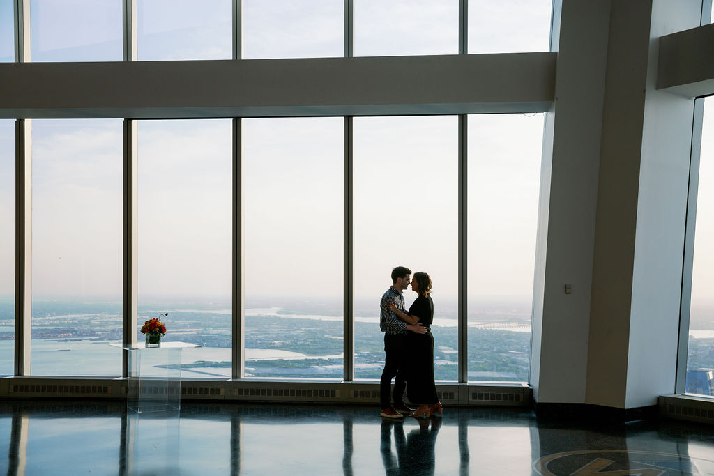 Wedding Engagement Session at Aspire One World Trade Center