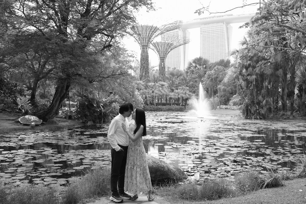 Gardens by the bay engagement session